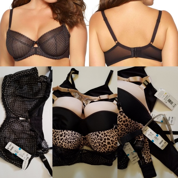 Plus Size 5 Push Up Multiway Strapless Bra Bundle - Picture 3 of 7